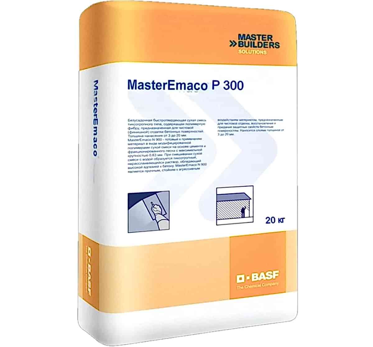 BASF MASTEREMACO P 300 20 KG (MASTERSEAL 300 T)