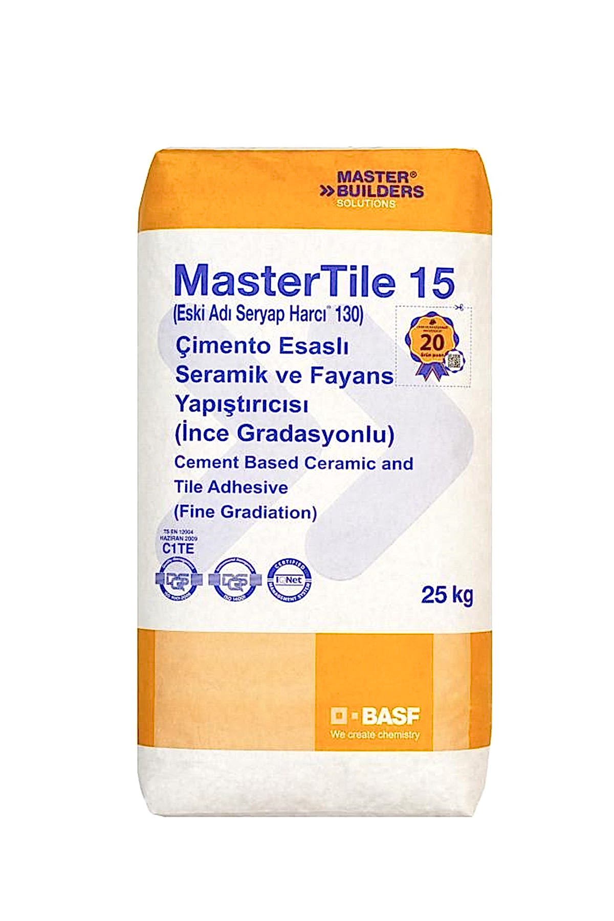 BASF MASTERTILE 15 GRI 25 KG (SERYAP 130)