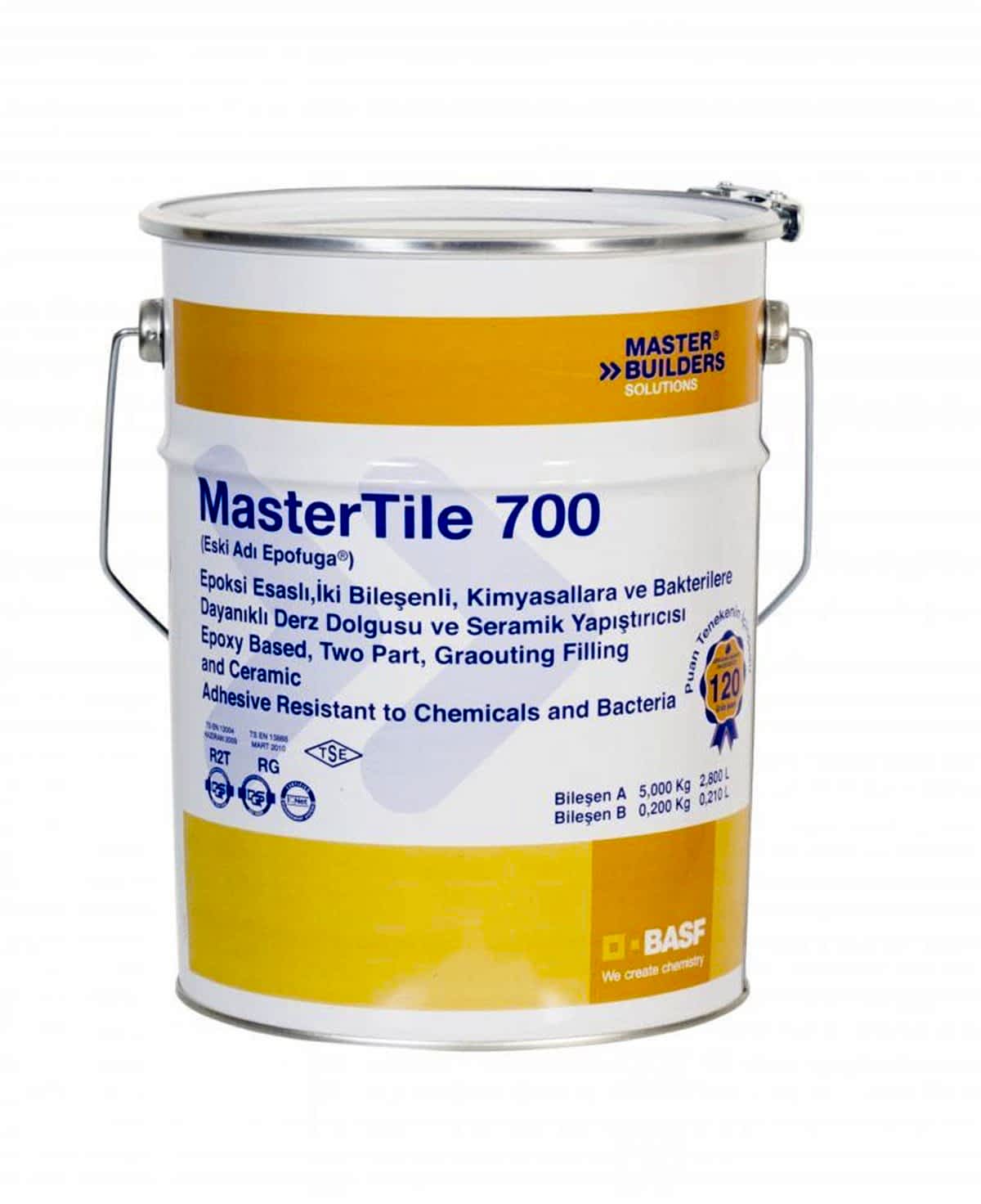 BASF MASTERTILE 700 BEYAZ 5.20 KG (EPOFUGA)