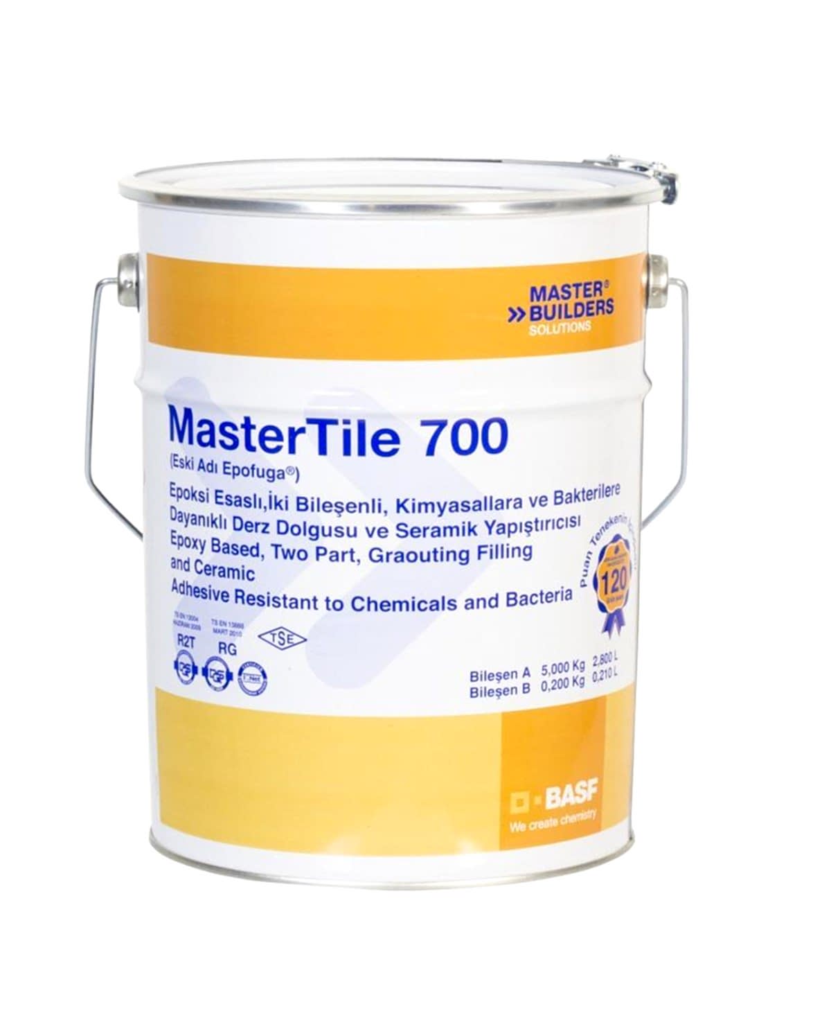 BASF MASTERTILE 700 GRI 5.20 KG (EPOFUGA)