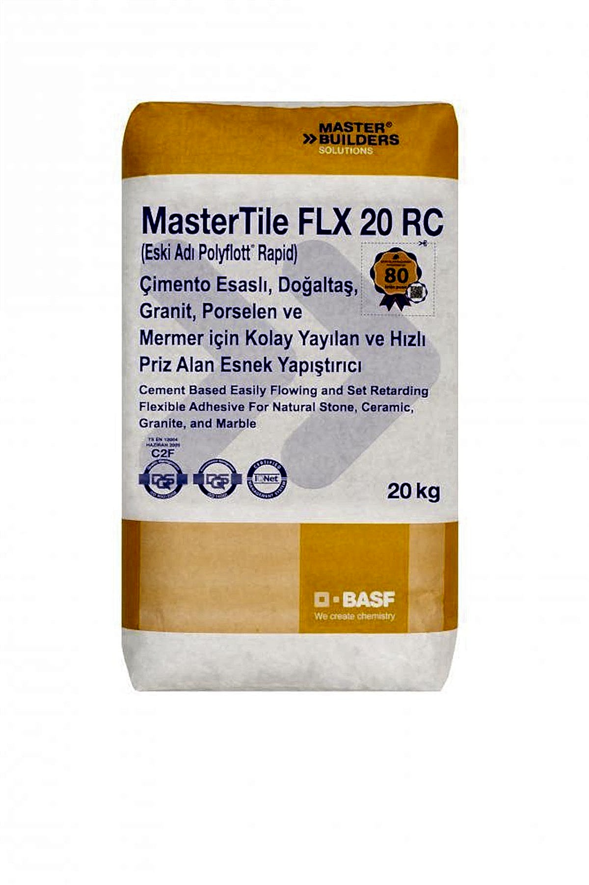 BASF MASTERTILE FLX 20 BEYAZ 20 KG (POLYFLOTT)