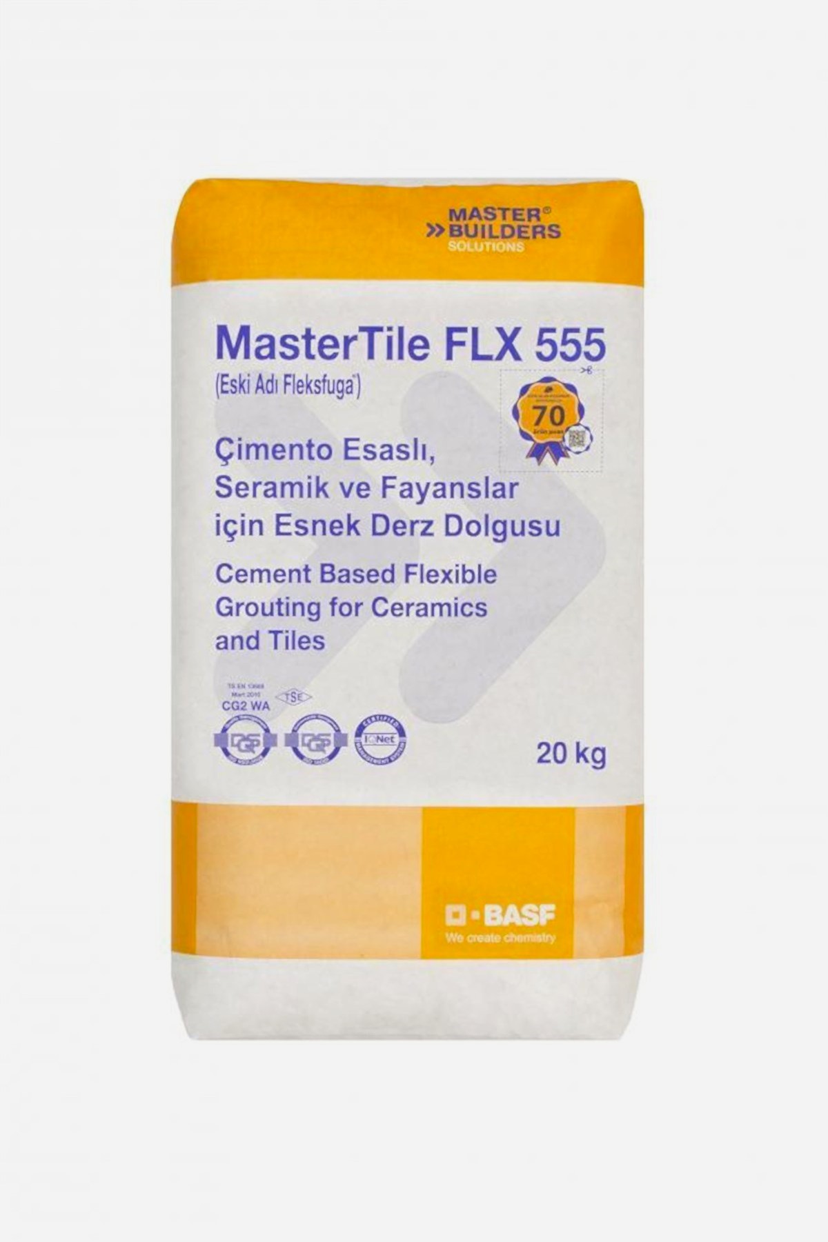 BASF MASTERTILE FLX 555 CARAMEL 20 KG (FLEKSFUGA)