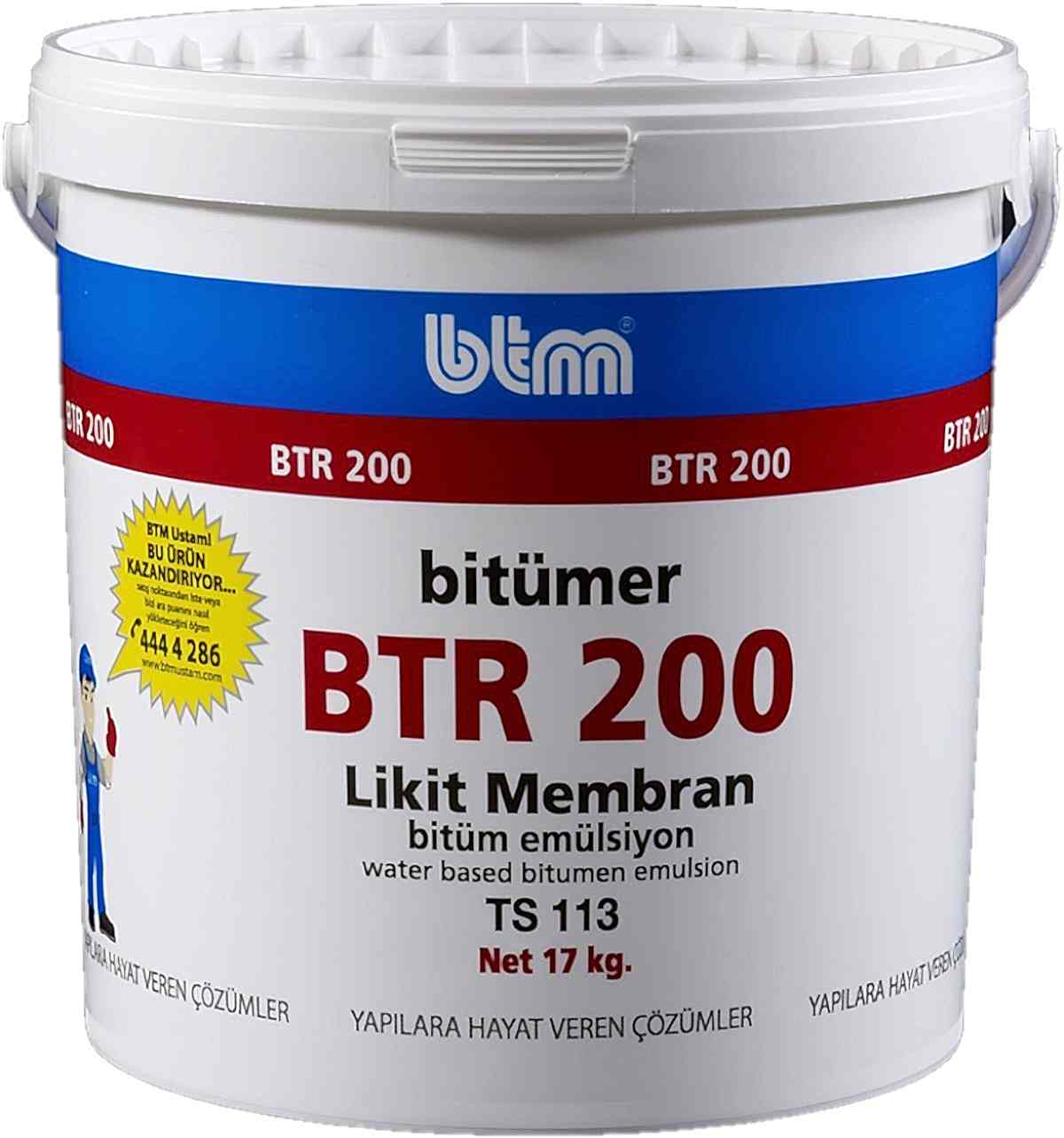 BTM BTR 200 BITÜM ASTAR 17 KG