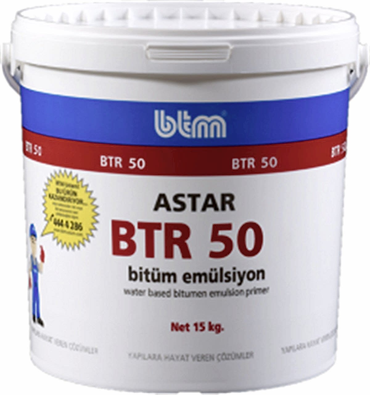 BTM BTR 50 BITÜM ASTAR 15 KG