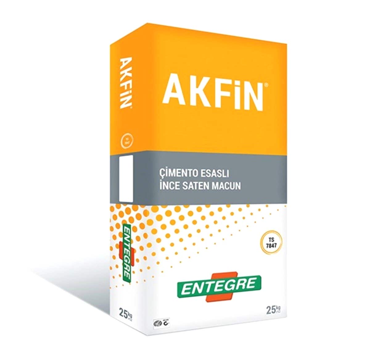 ENTEGRE AKFIN BEYAZ 25 KG (INCE SATEN MACUNU)