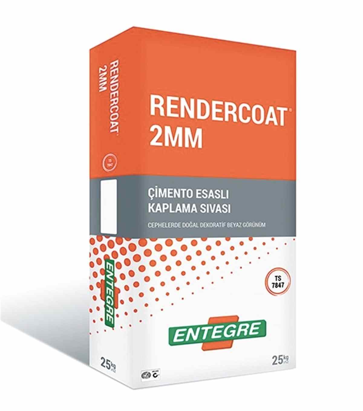 ENTEGRE RENDERCOAT 2MM 25 KG (KALIN MINERAL SIVA)