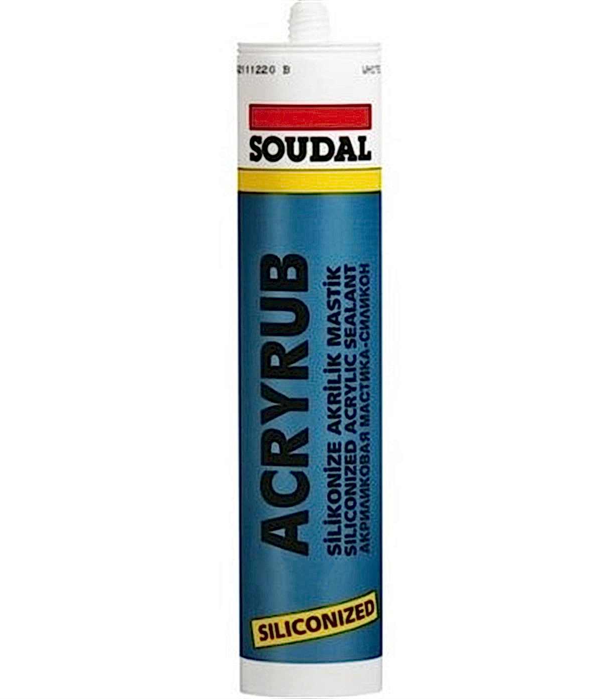 SOUDAL ACRYRUB SILIKONIZE MASTIK BEJ 500 GR 30 AD