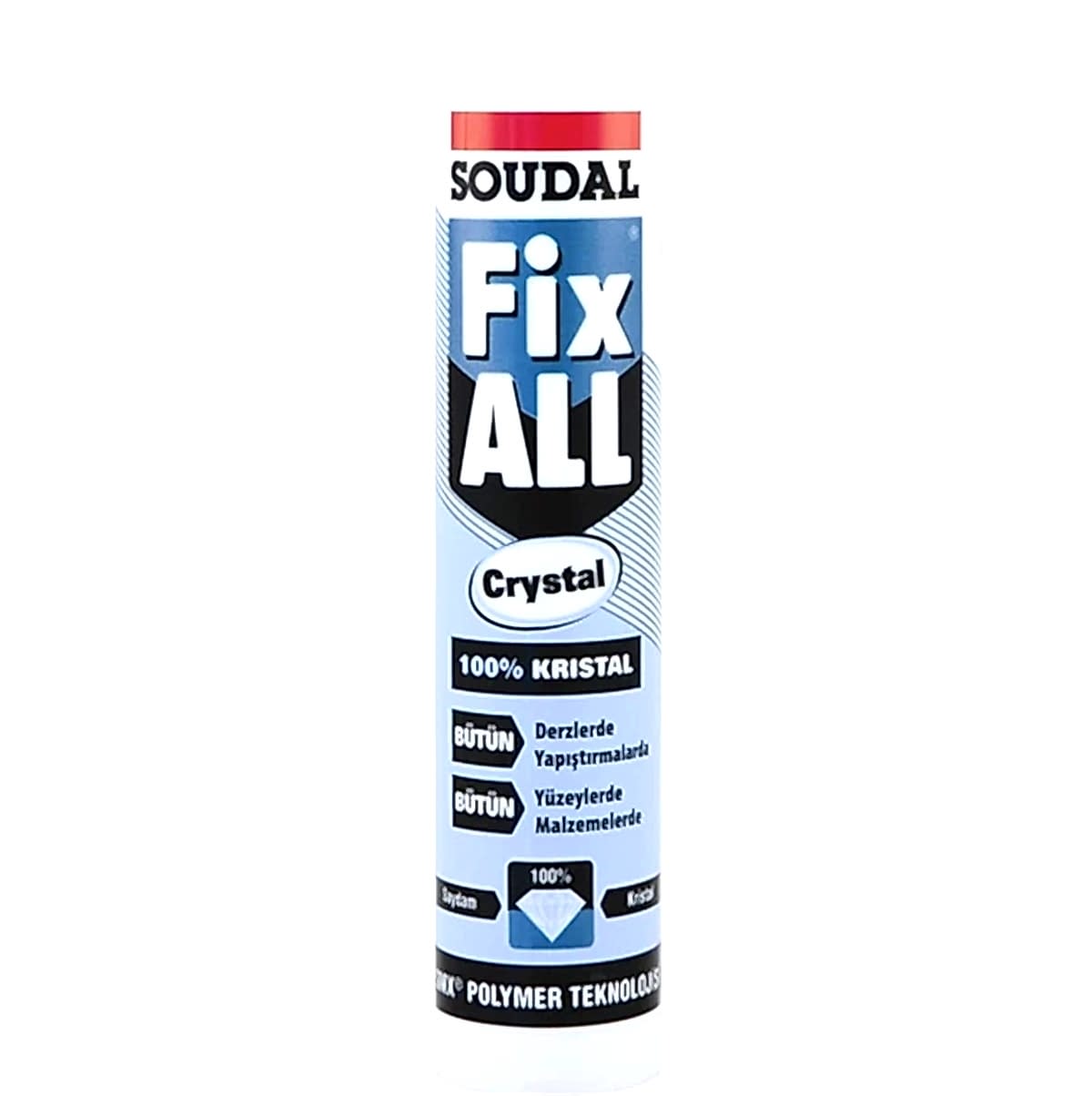 SOUDAL FIX ALL CRYSTAL SEFFAF 290 ML
