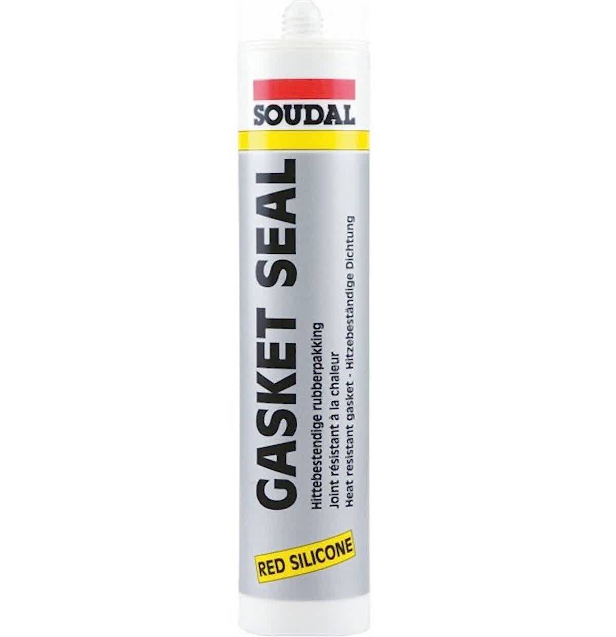 SOUDAL GASKETSEAL YÜKSEK ISI SILIKONU KIRMIZI 310 ML (30 AD)