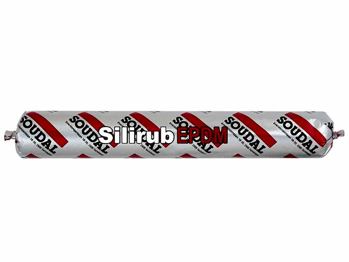 SOUDAL SILIRUB EPDM YAPISTIRICI SIYAH 600 ML