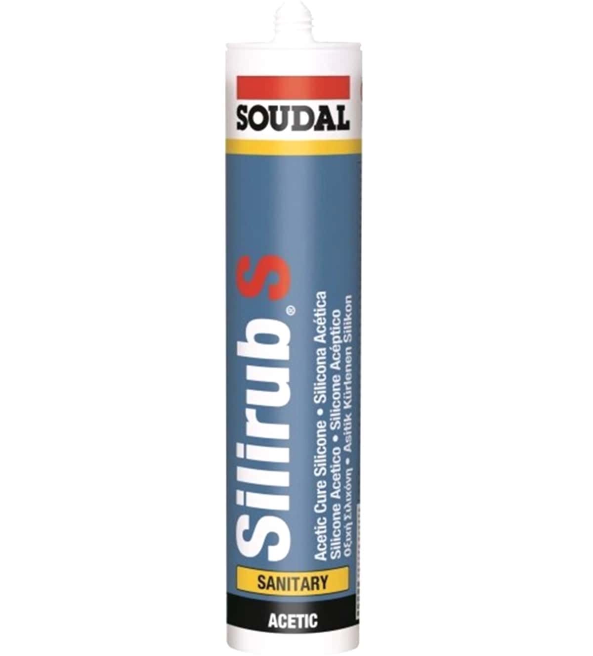 SOUDAL SILIRUB S SILIKON SEFFAF 50 ML 24 AD