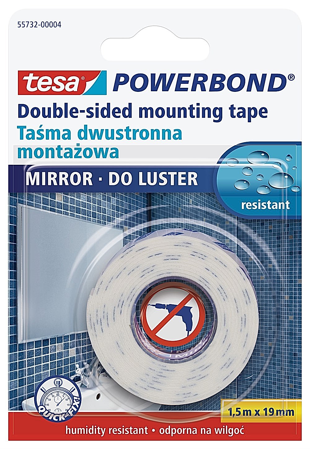 TESA 55732 KÖPÜK MONTAJ BANDI 19MMX1.5M