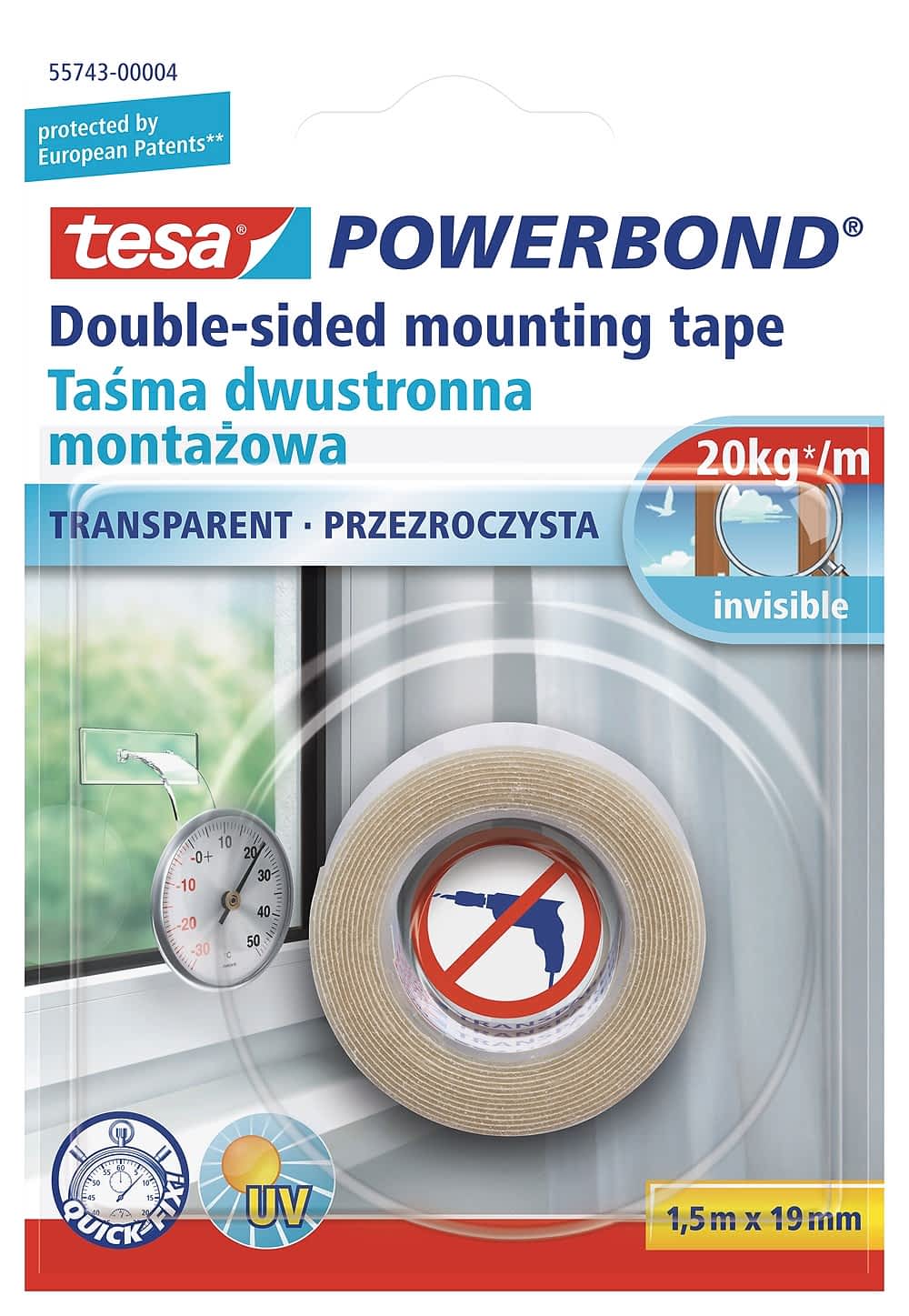 TESA 55743 KÖPÜK MONTAJ BANDI 19MMX1.5M