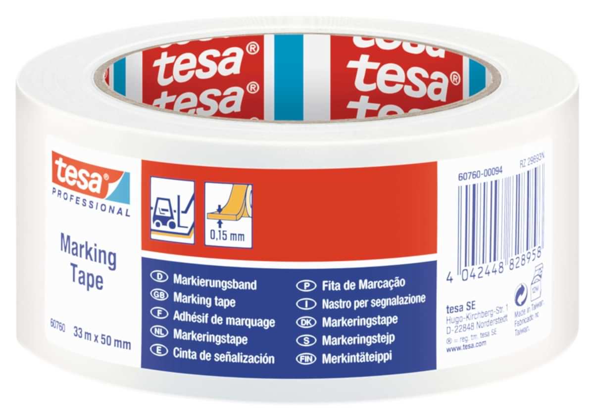 TESA 60760 YER ISARETLEME BANDI BEYAZ 50MMX33M