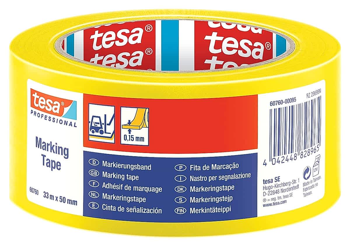 TESA 60760 YER ISARETLEME BANDI SARI 50MMX33M